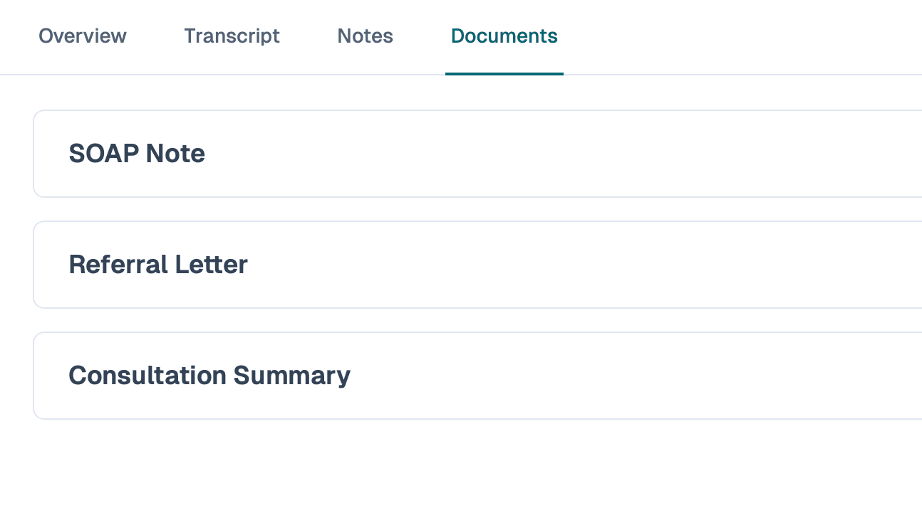 Patient document hub overview